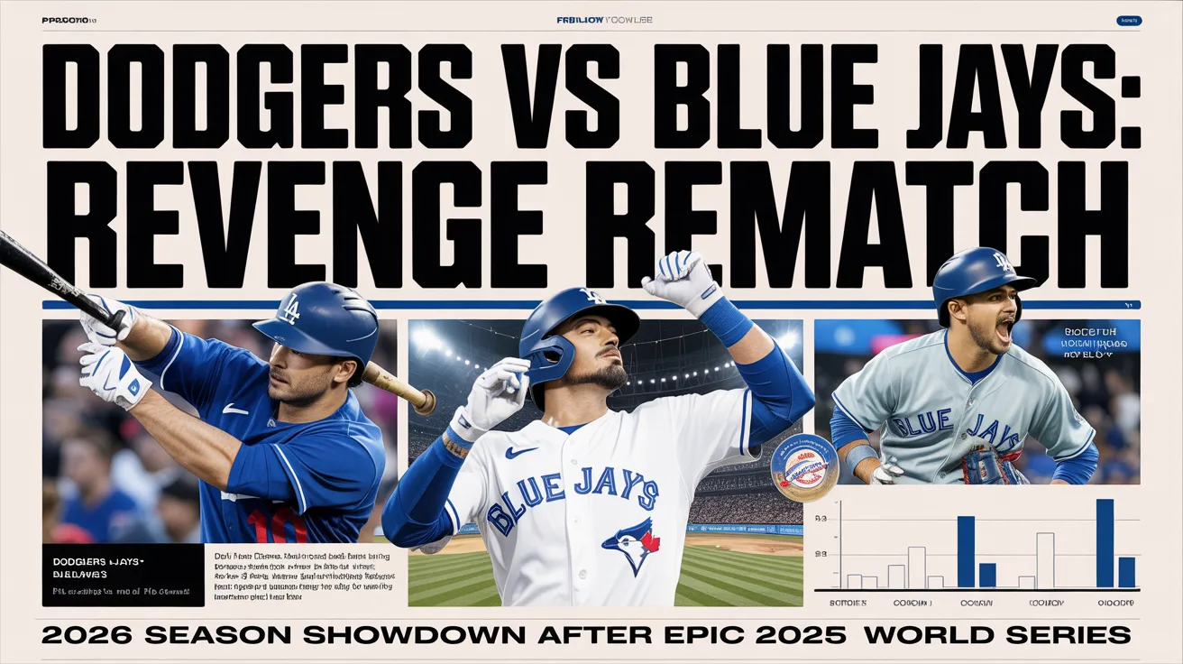 Dodgers vs Toronto Blue Jays Match Player Stats